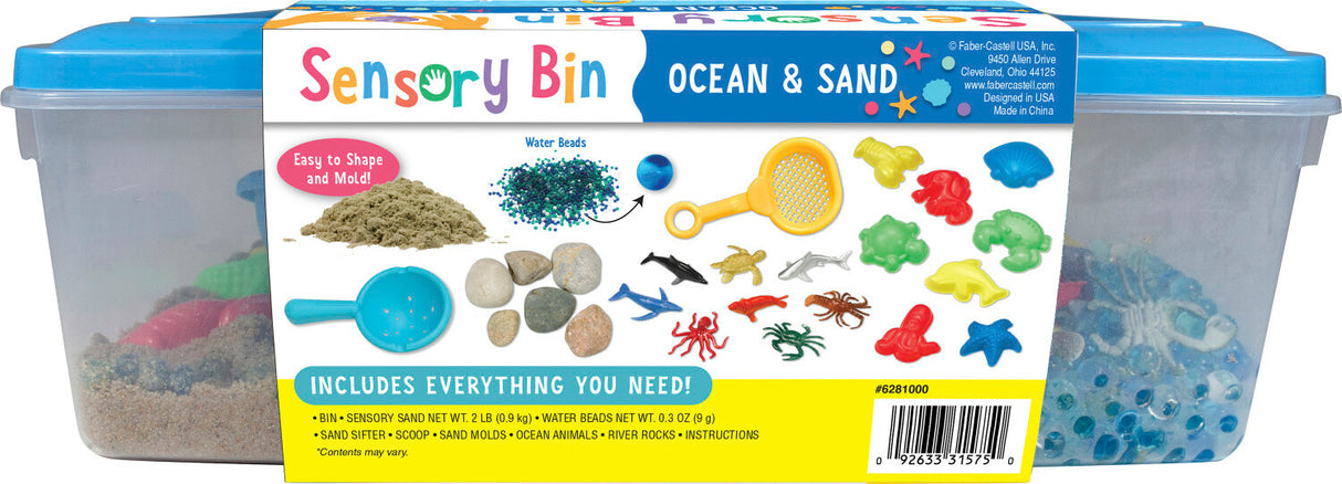 Sensory Bin Ocean and Sand