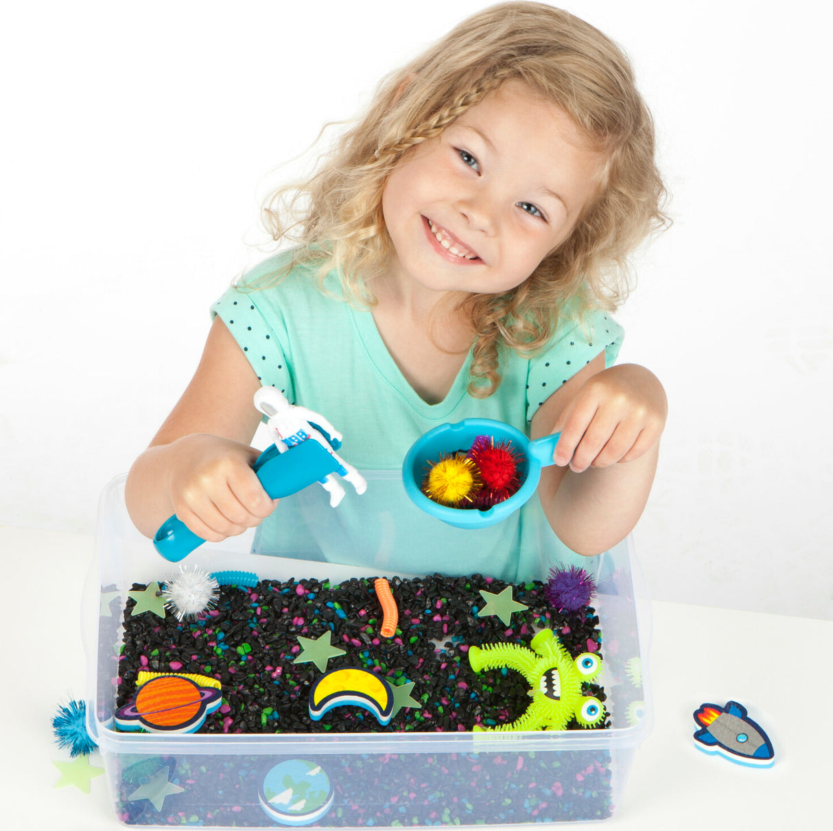 Sensory Bin Outer Space