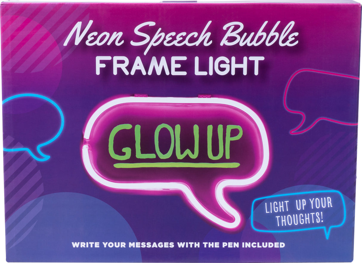 Neon Speech Bubble