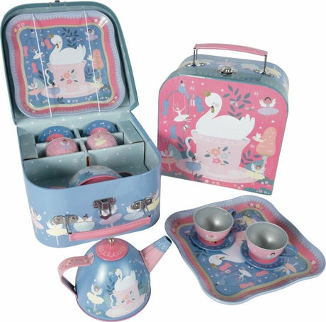 Enchanted 7pc Tin Tea Set