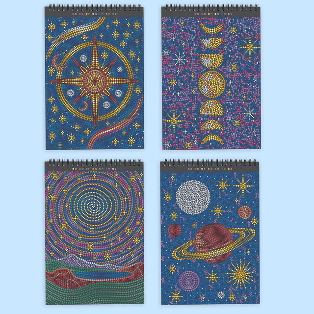 FlowArt® - Dot-By-Letter, Into the Galaxy (Metallic)