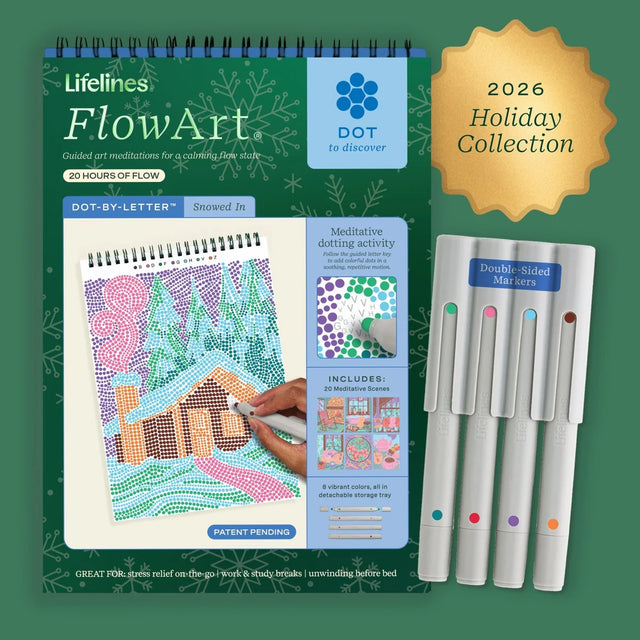 FlowArt® - Dot-By-Letter, Snowed In - Winter