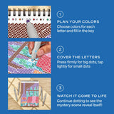 FlowArt® - Dot-By-Letter, Snowed In - Winter