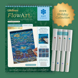 FlowArt: Dot-by-Letter, Winter's Glow (Metallic)
