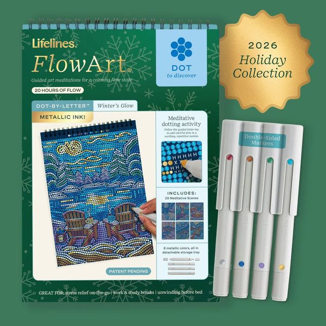 FlowArt: Dot-by-Letter, Winter's Glow (Metallic)