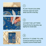 FlowArt: Dot-by-Letter, Winter's Glow (Metallic)