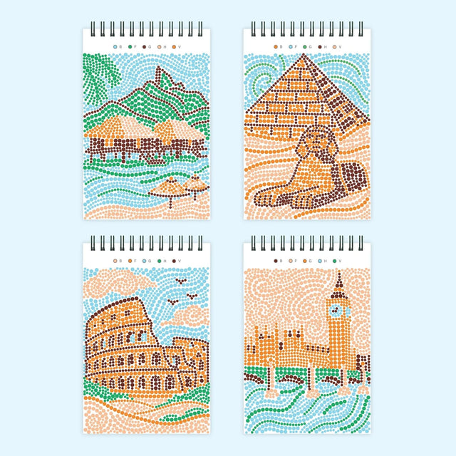 FlowArt Mini, Postcard Places