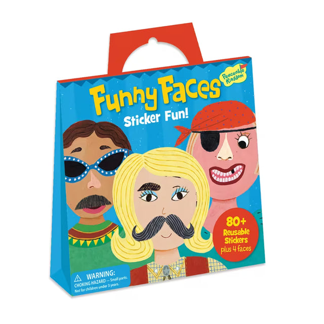 Sticker Tote: Funny Faces