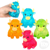 3" Glitter Sugar Highland Cow