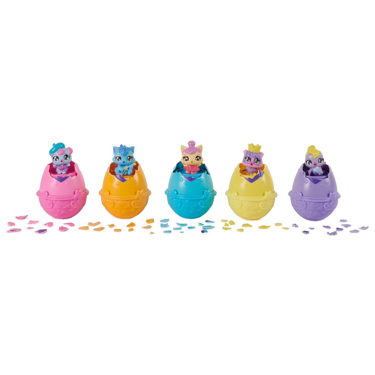 Hatchimals Alive, Egg Carton Toy with 5 Mini Figures