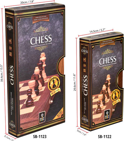 15.7" French Cut Chess