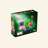 Hey Clay Plant Folks modeling clay kit with 15 colorful clay cans, sculpting tools, and interactive app for creating potted plant characters.