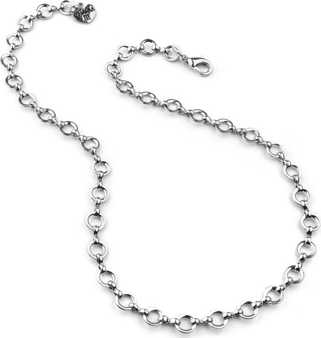 Silver Chain Choker Necklace