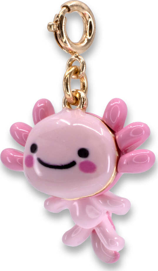 Gold Swivel Axolotl Charm