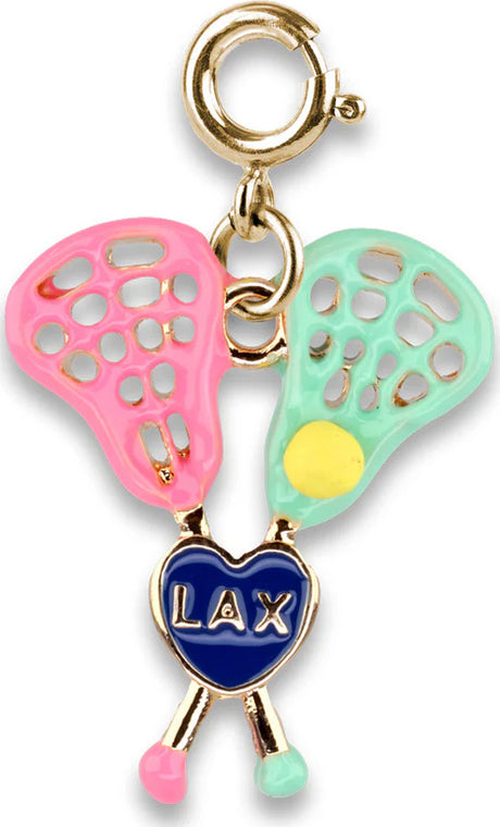 Gold Lacrosse Charm