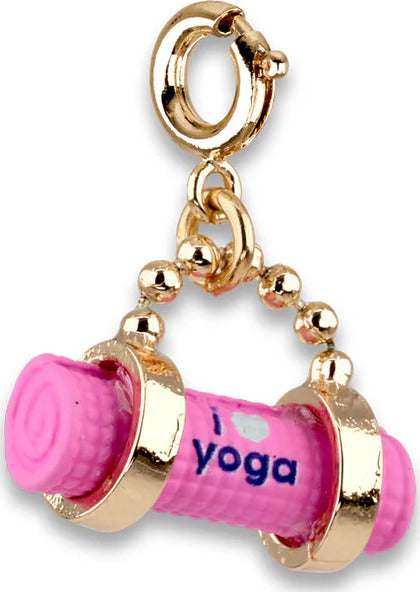 Gold Yoga Mat Charm