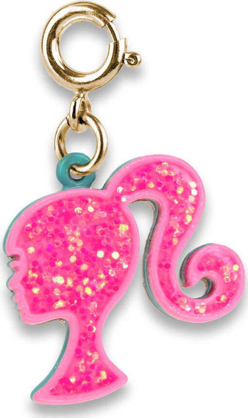 Gold Glitter Barbie Charm