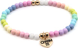 4mm Pastel Stretch Bead Bracelet