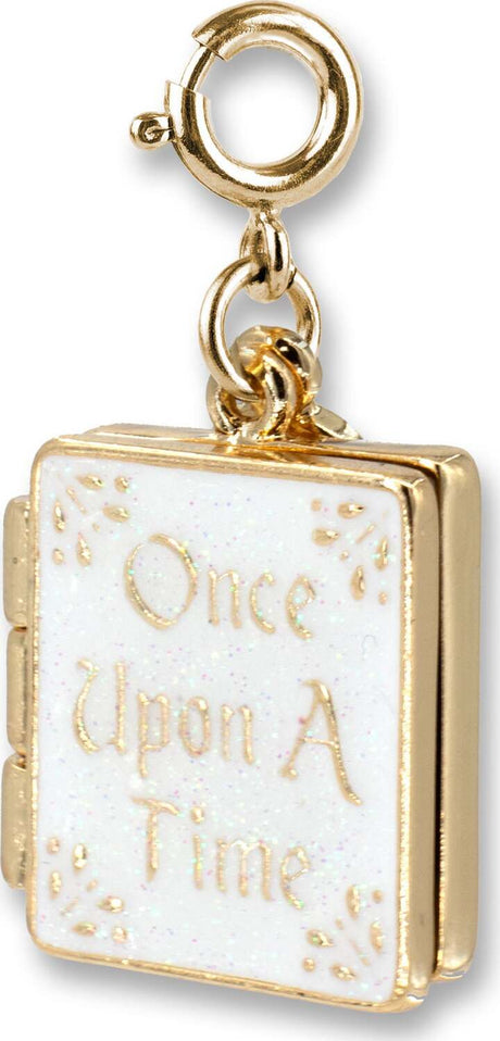 Gold Princess Book Charm