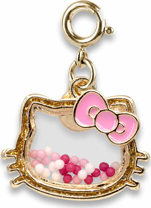 Gold Hello Kitty Shaker Charm