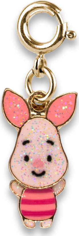 Gold Swivel Piglet Charm