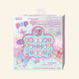 Hot Focus Pop Glamour Nails – Tie Dye Butterfly shown in pastel butterfly-themed packaging with 20 scented 3D press-on nails, rhinestone-style accents, matching pink butterfly ring, no-glue-needed callout, and age 5+ guidance.