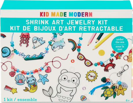 Kid Made Modern Shrink Art Jewelry Kit - Under The Sea