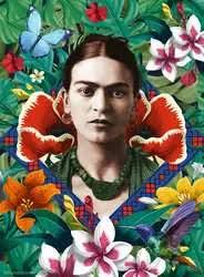 Frida Kahlo, Blooming Fantasy 500 Pc vert