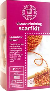 Discover Knitting: Scarf Kit Orange