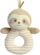 6" NATURALLY SAM RING RATTLE