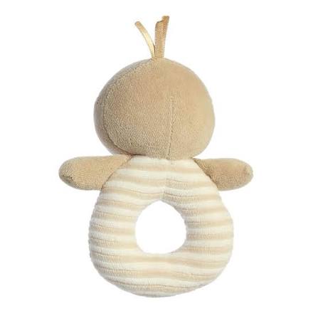 6" NATURALLY SAM RING RATTLE