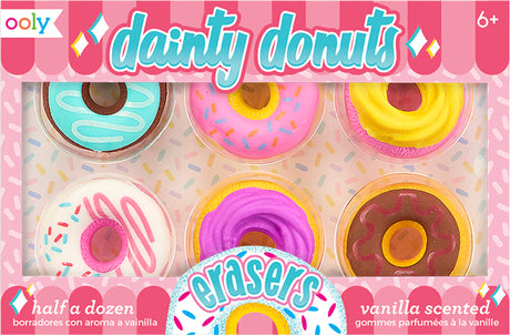 Dainty Doughnuts Erasers