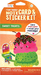 Tiny Tada! Note Cards & Sticker Set - Sweet Treats (Set of 16)