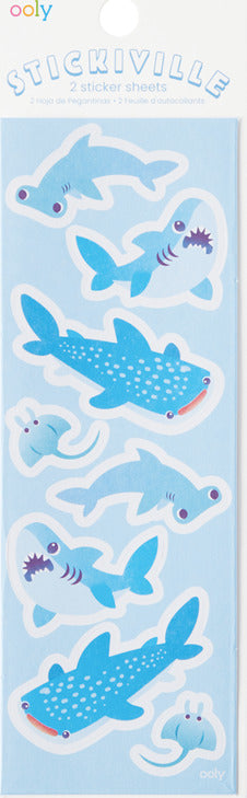 Stickiville Sharks and Rays Stickers