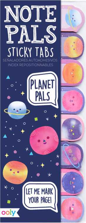 Note Pals Sticky Tabs - Planet Pals