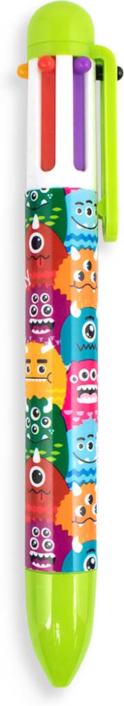 6 Click Pens - Monster (assorted)