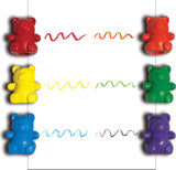 Cuddly Cubs Bear Finger Crayons - Set of 6