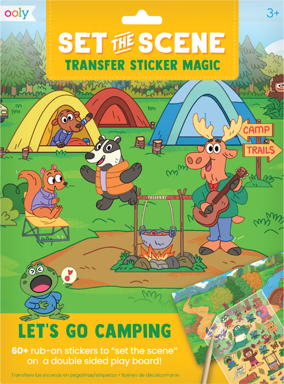 Set the Scene Transfer Stickers Magic - Let's Go Camping