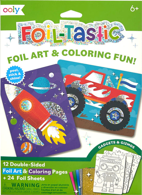 Foil-tastic Foil Art & Coloring Set - Gadgets & Gizmos