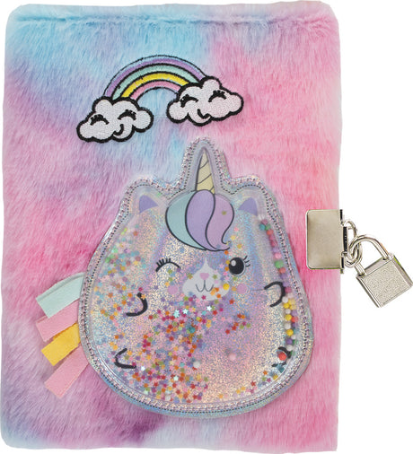 Caticorn Lock and Key Furry Journal