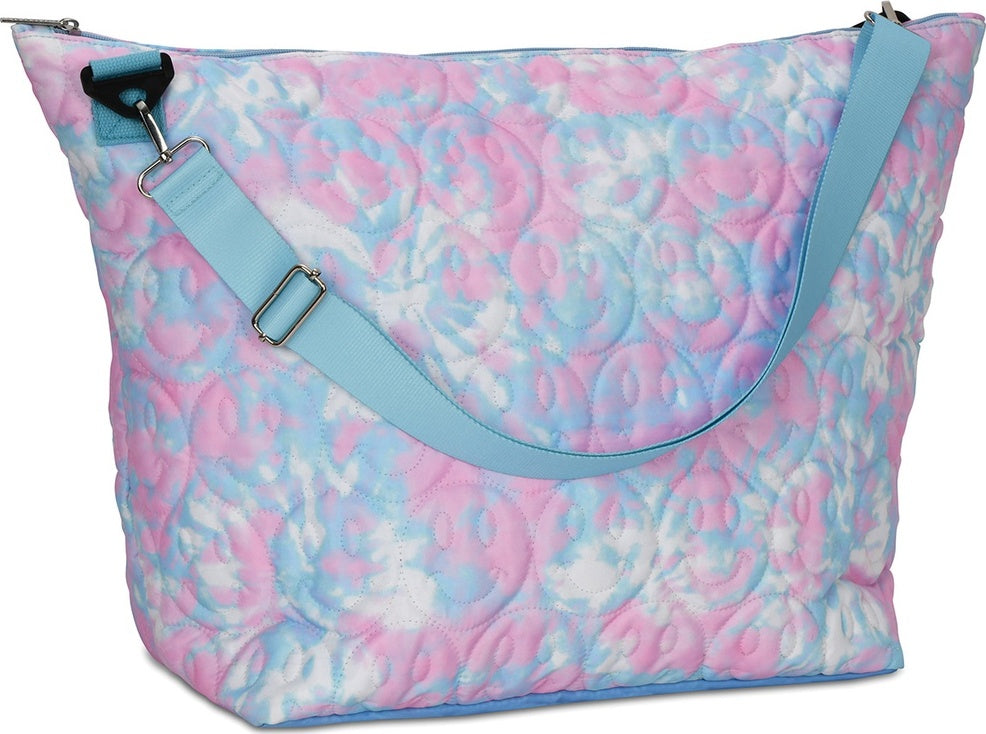 Tie Dye Smile Weekender Bag