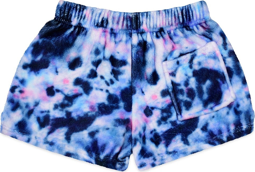 Night Tie Dye Plush Shorts