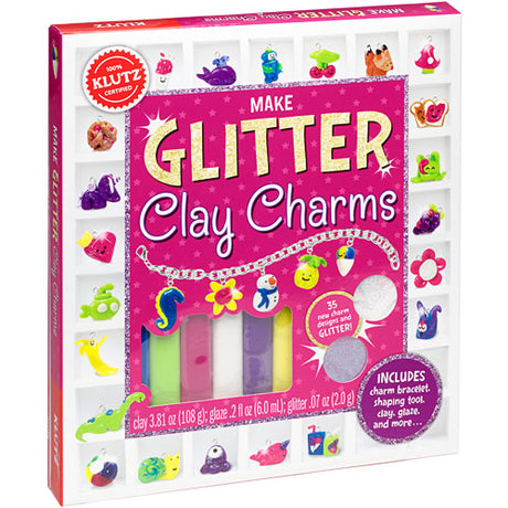 MAKE GLITTER CLAY CHARMS