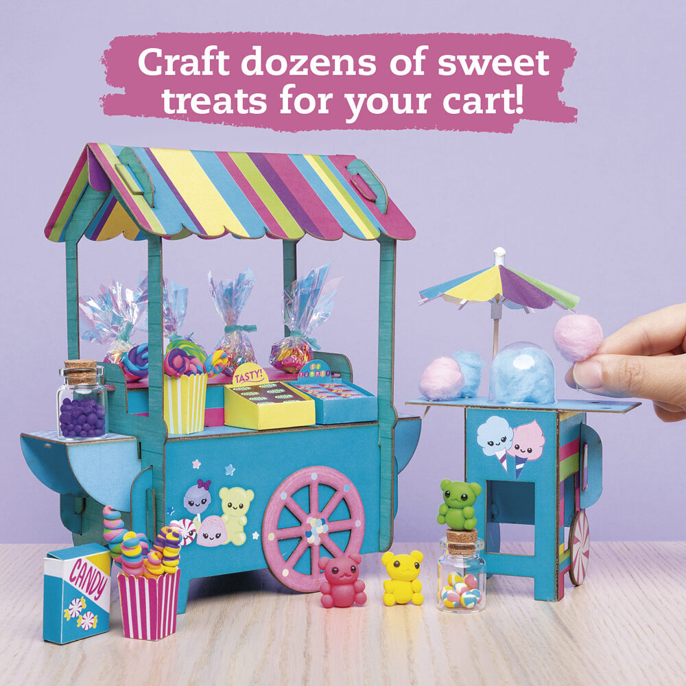 Mini Clay World Candy Cart