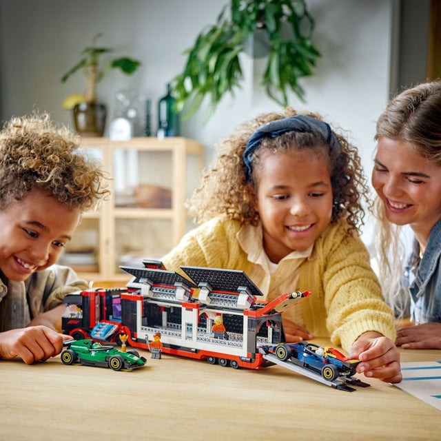 LEGO City Formula 1: F1® Truck with RB20 & AMR24 F1® Cars