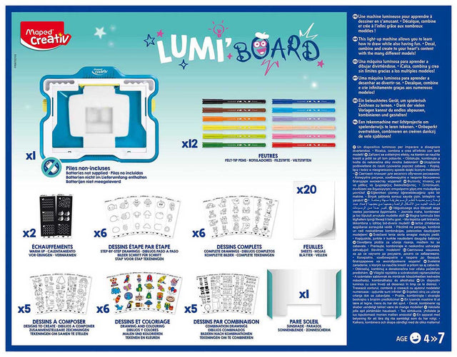 Creativ Lumi'Board Portable Drawing Kit