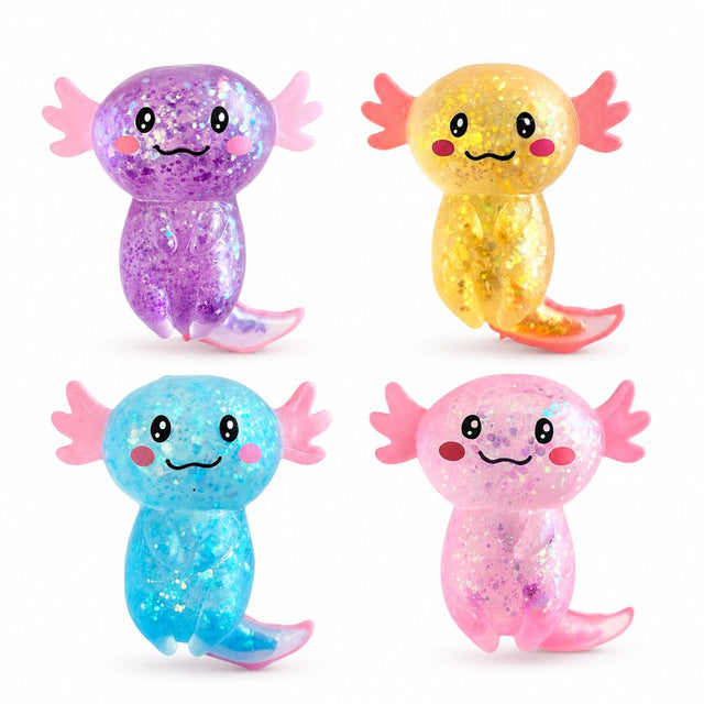 Glitter Stretch Axolotl
