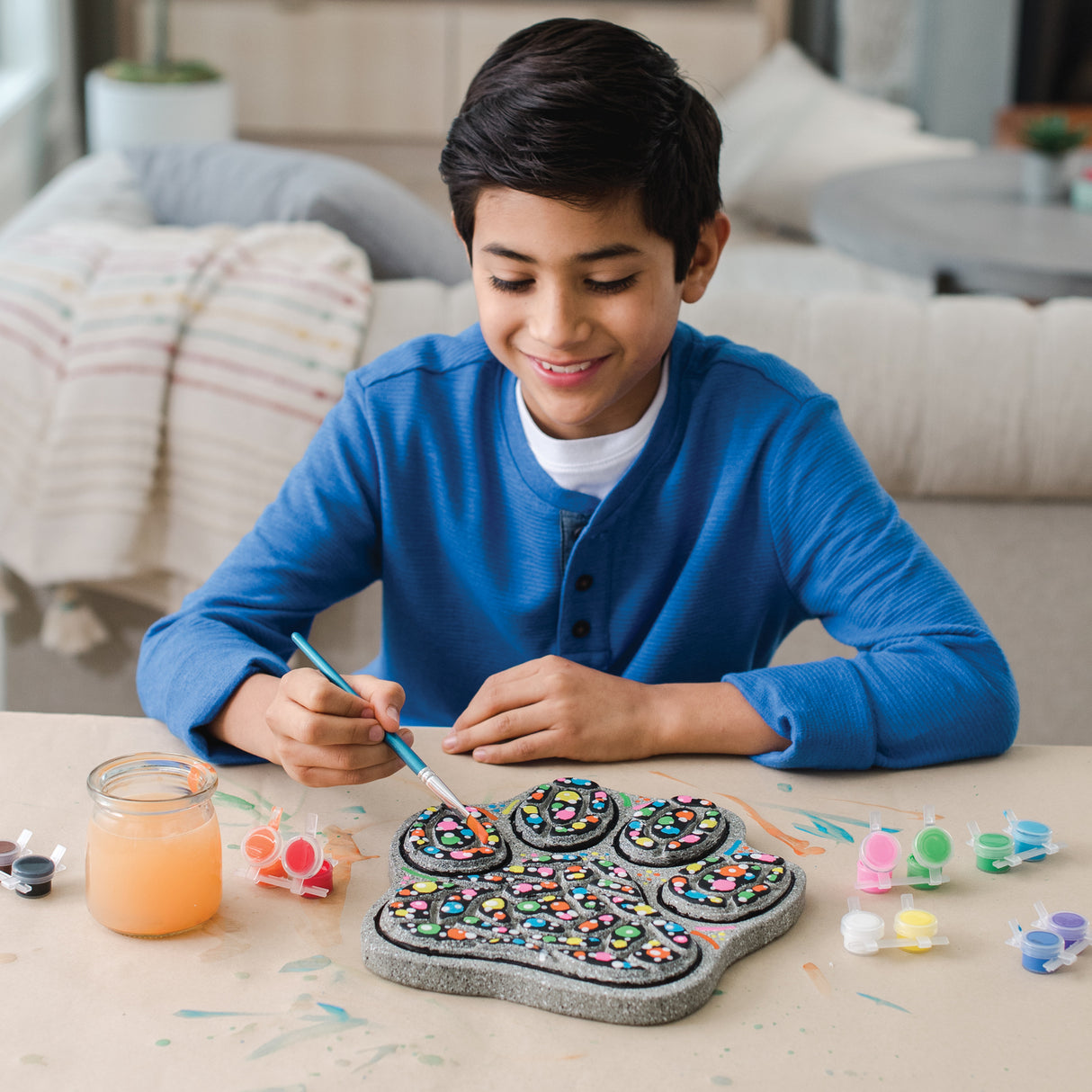 Paint Your Own Stepping Stone: Paw Print