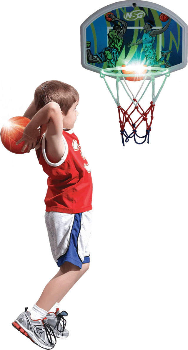 NSG LED Light Up Basketball Set