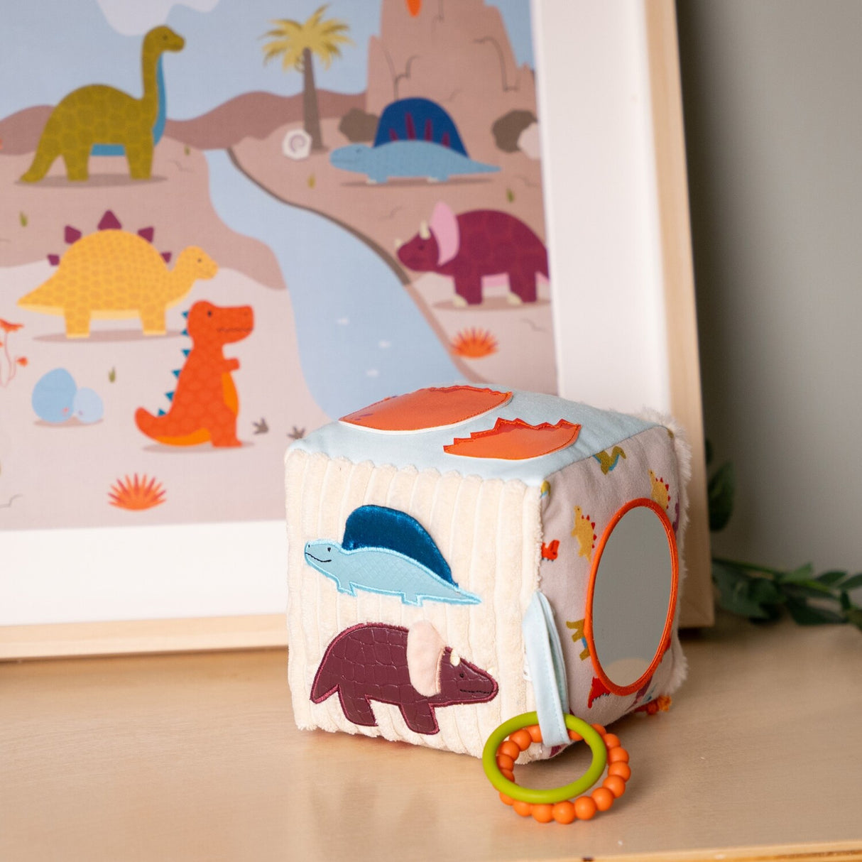 Soft Activity Cube - Dino